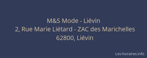 M&S Mode - Li&eacute;vin
