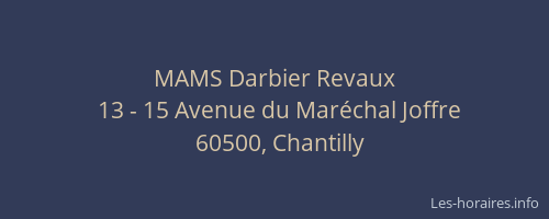 MAMS Darbier Revaux