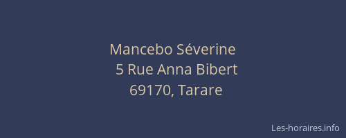 Mancebo Séverine