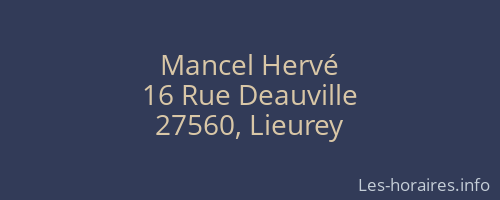 Mancel Hervé