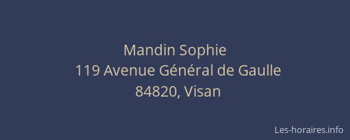 Mandin Sophie