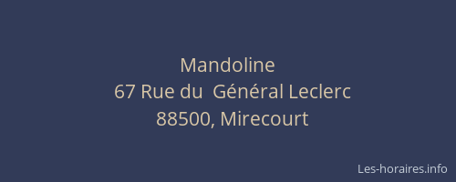 Mandoline
