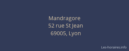 Mandragore