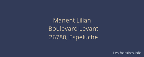 Manent Lilian