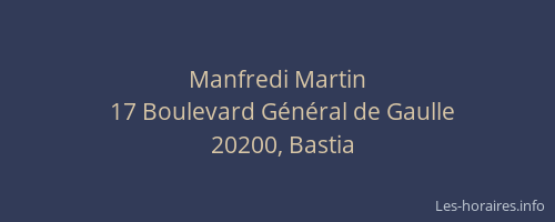 Manfredi Martin