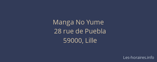 Manga No Yume