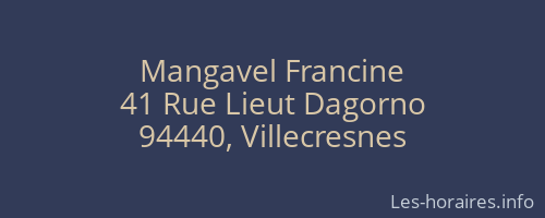 Mangavel Francine