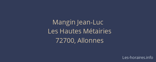 Mangin Jean-Luc