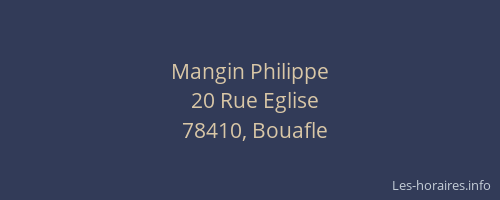 Mangin Philippe