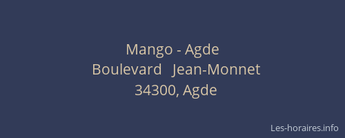 Mango - Agde