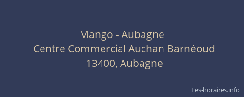 Mango - Aubagne