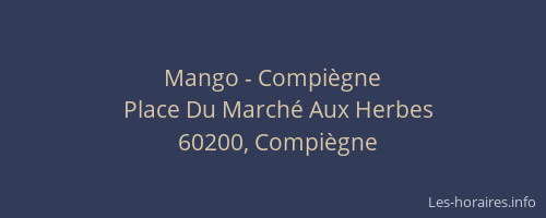 Mango - Compiègne