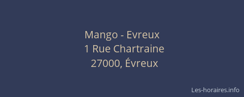 Mango - Evreux