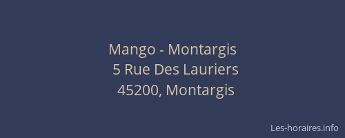 Mango - Montargis