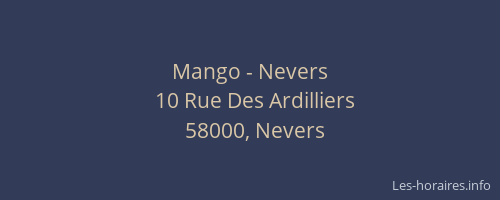 Mango - Nevers