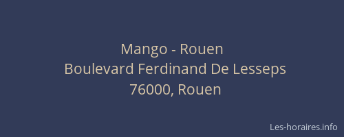 Mango - Rouen
