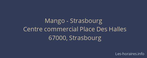 Mango - Strasbourg
