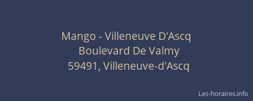 Mango - Villeneuve D'Ascq