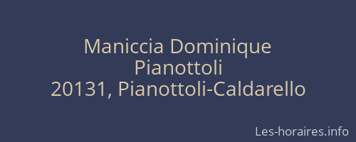 Maniccia Dominique