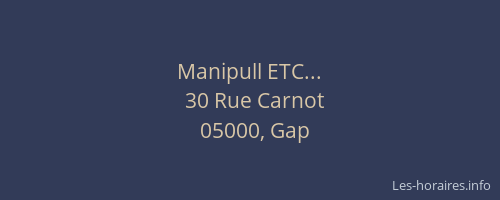 Manipull ETC...
