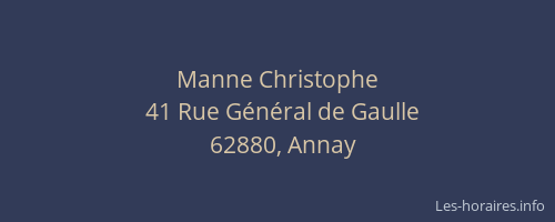 Manne Christophe