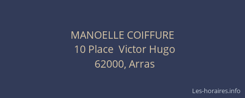 MANOELLE COIFFURE