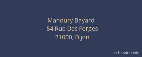 Manoury Bayard