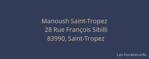 Manoush Saint-Tropez