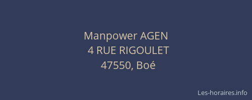 Manpower AGEN