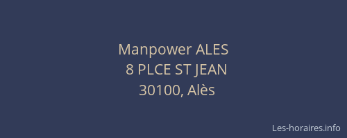 Manpower ALES