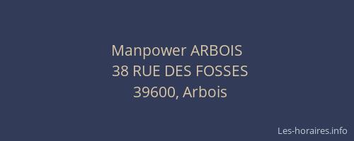 Manpower ARBOIS