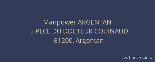 Manpower ARGENTAN