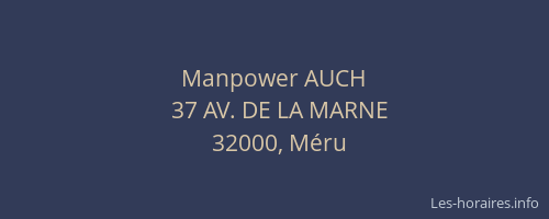 Manpower AUCH
