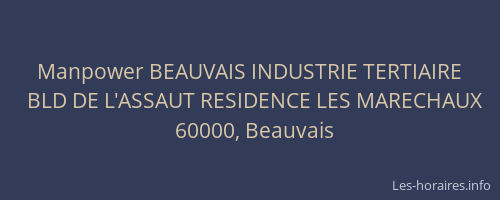 Manpower BEAUVAIS INDUSTRIE TERTIAIRE