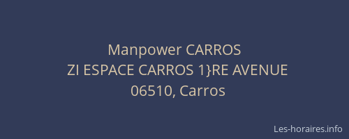 Manpower CARROS