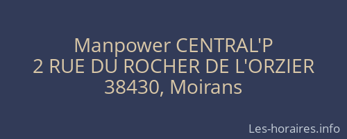 Manpower CENTRAL'P