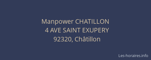Manpower CHATILLON