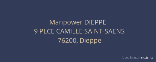 Manpower DIEPPE