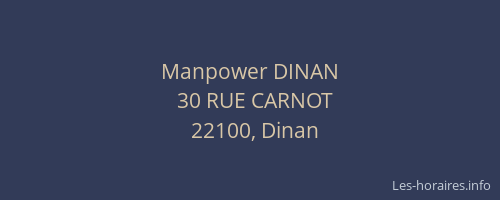Manpower DINAN