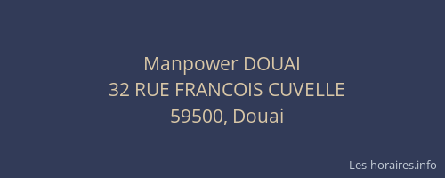 Manpower DOUAI