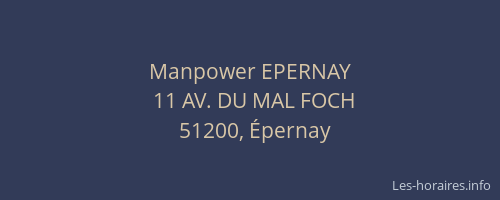 Manpower EPERNAY