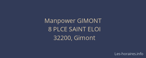 Manpower GIMONT