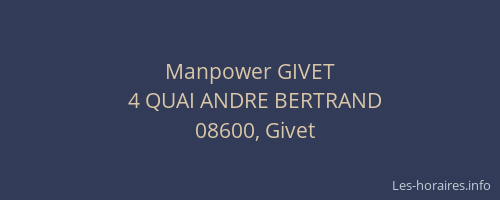 Manpower GIVET