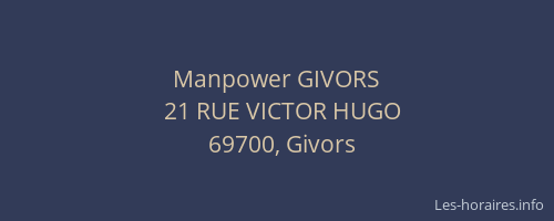 Manpower GIVORS