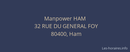 Manpower HAM