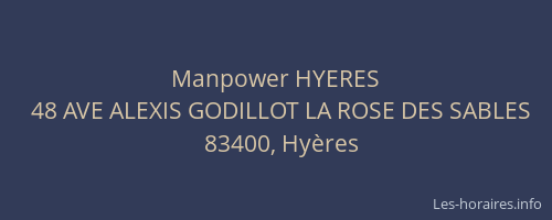 Manpower HYERES