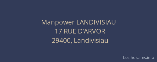 Manpower LANDIVISIAU