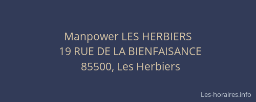 Manpower LES HERBIERS