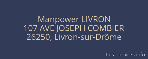 Manpower LIVRON