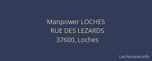 Manpower LOCHES